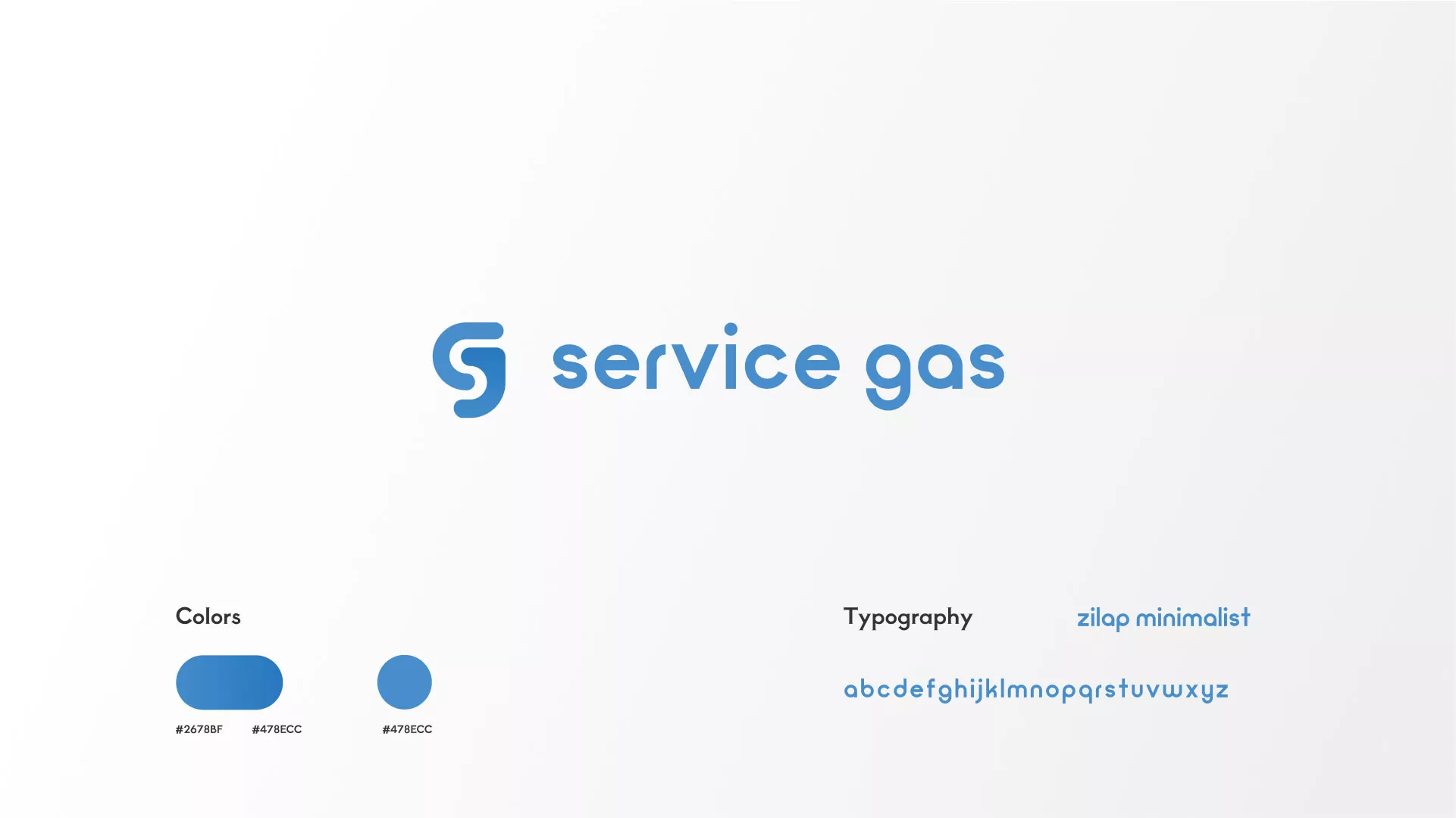 Разработка логотипа газовой компании «Сервис газ» в Удачном