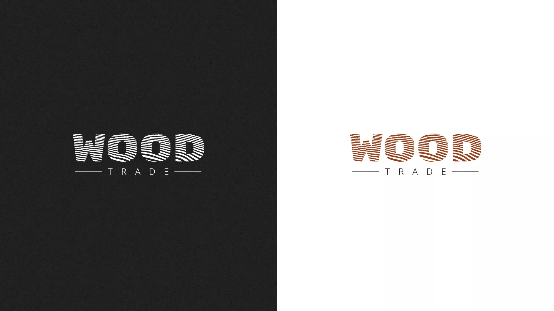 Разработка логотипа для компании «Wood Trade» в Удачном