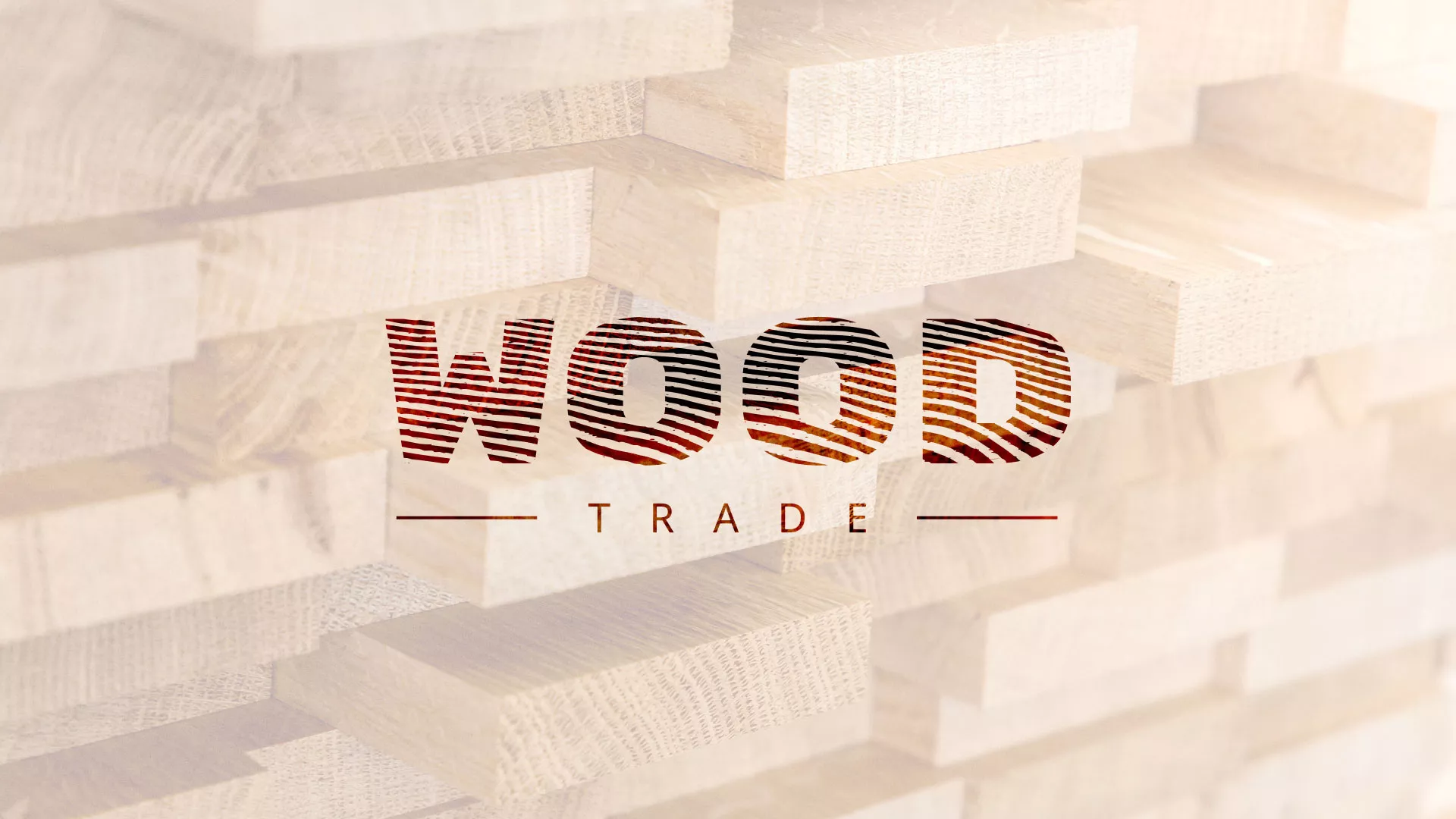 Разработка логотипа для компании «Wood Trade» в Удачном