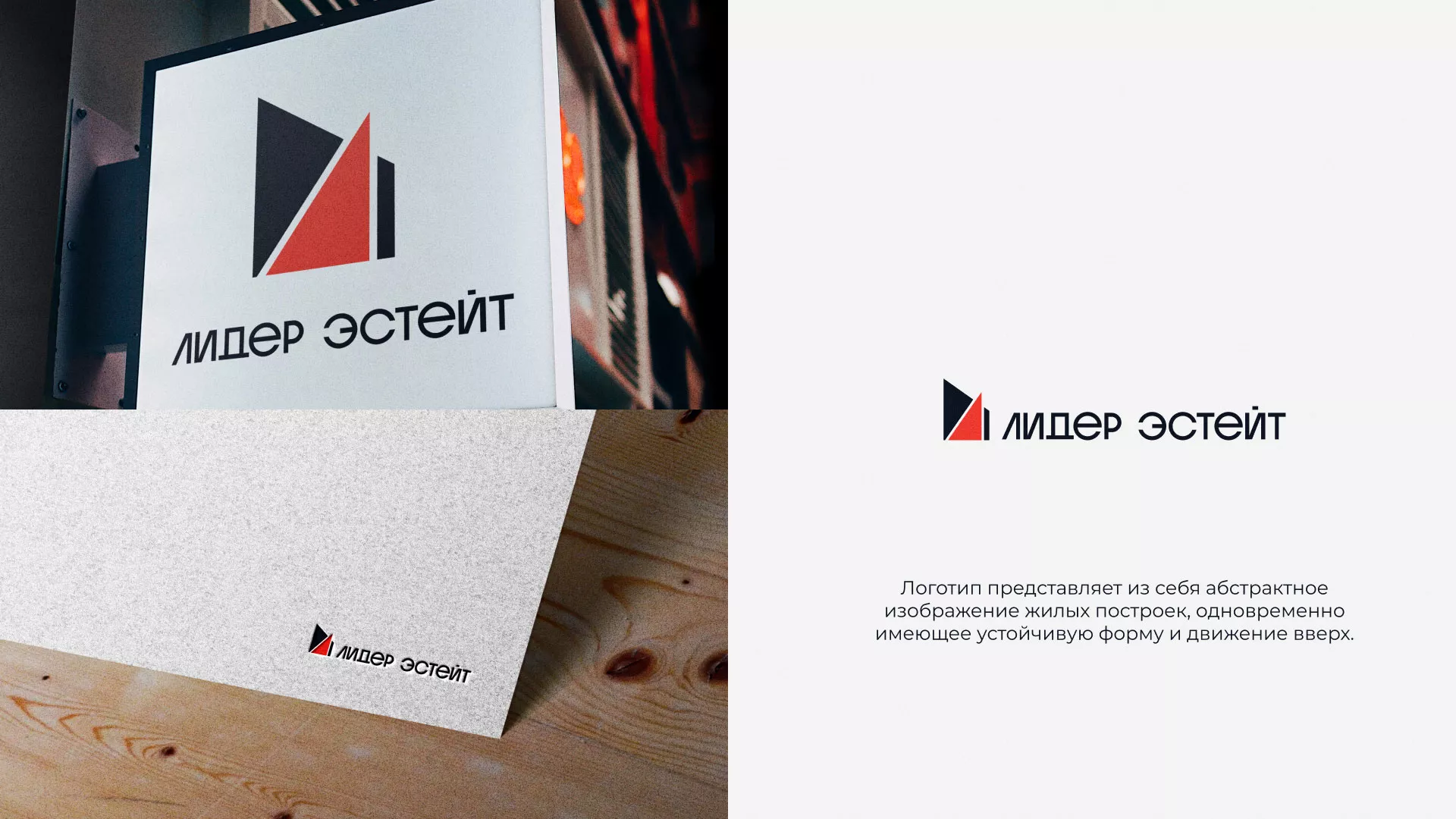 Сделали логотип для агентства недвижимости «Лидер Эстейт» в Удачном
