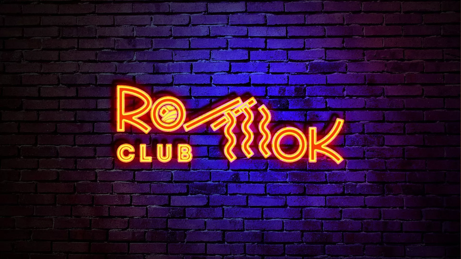 Разработка светящейся интерьерной вывески суши-бара «Roll Wok Club» в Удачном Разработка светящейся интерьерной вывески суши-бара «Roll Wok Club» в Удачном