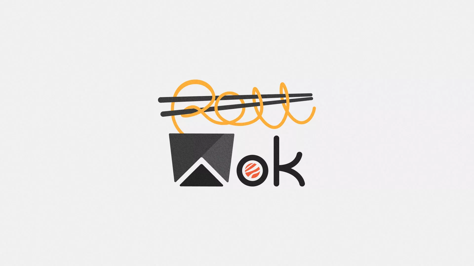 Разработка логотипа в Удачном для суши-бара «Roll Wok Club» Разработка логотипа в Удачном для суши-бара «Roll Wok Club»
